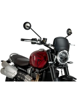 Owiewka motocyklowa Puig Retro Triumph Scrambler 1200X (24-) czarna matowa
