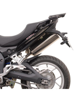 Zestaw: kufry boczne TRAX ADV + stelaże EVO SW-MOTECH 37/45 L do motocykla Triumph Tiger 1050 (06-12) [pojemność 37 i 45 L] czarne