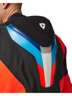 Kombinezon motocyklowy jednoczęściowy REV’IT! Quantum 3 fluo czerwono-czarny