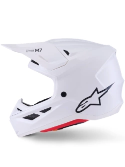 Kask enduro Alpinestars SM7 biały połysk