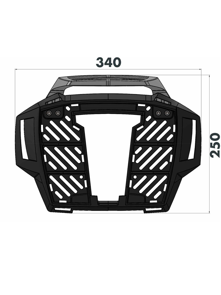 Stelaż centralny AluRack Hepco&Becker Yamaha XSR 700 / XTribute (22-)