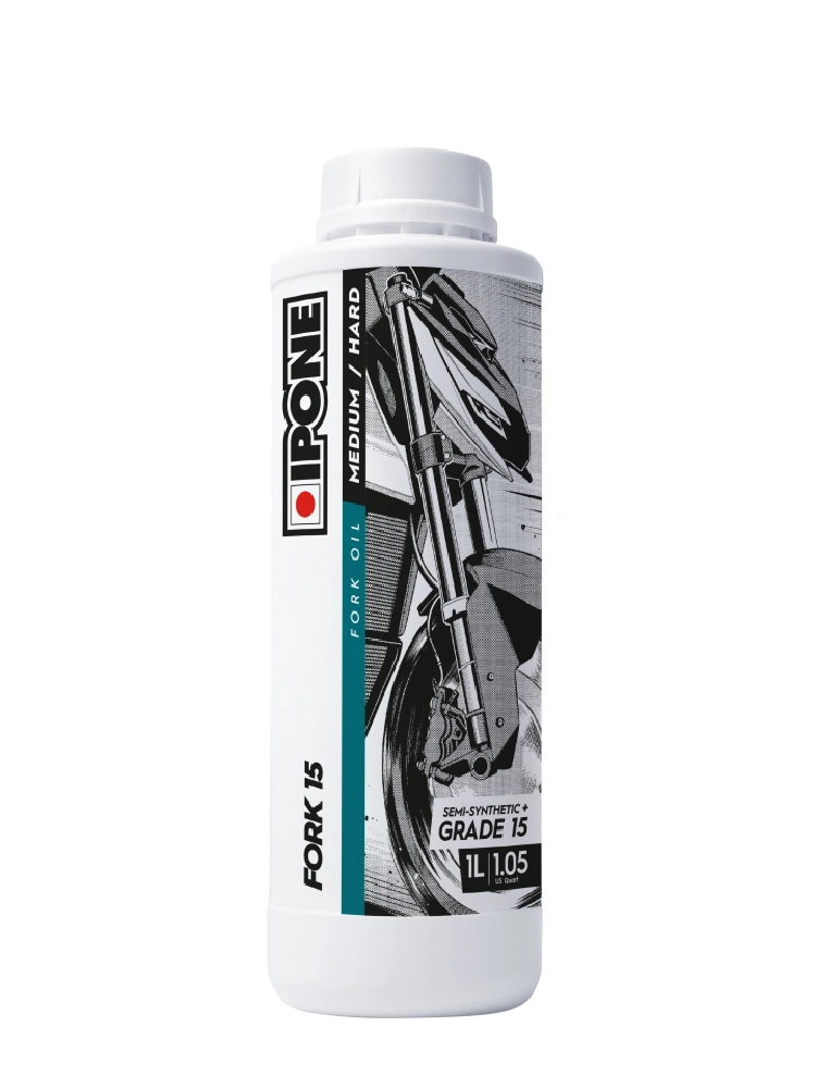 Olej do teleskopów/ amortyzatorów/ zawieszenia IPONE Fork Semi-Synthetic Plus 15W [poj.: 1 litr]