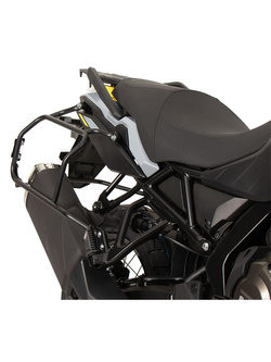 Zestaw: kufry boczne + stelaże Hepco&Becker Xplorer Cutout Suzuki V-Strom 800 (24-) srebrne