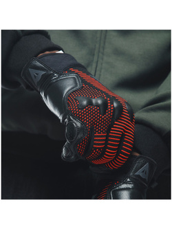 Rękawice motocyklowe Dainese Unruly Ergo-Tek czarno-czerwone