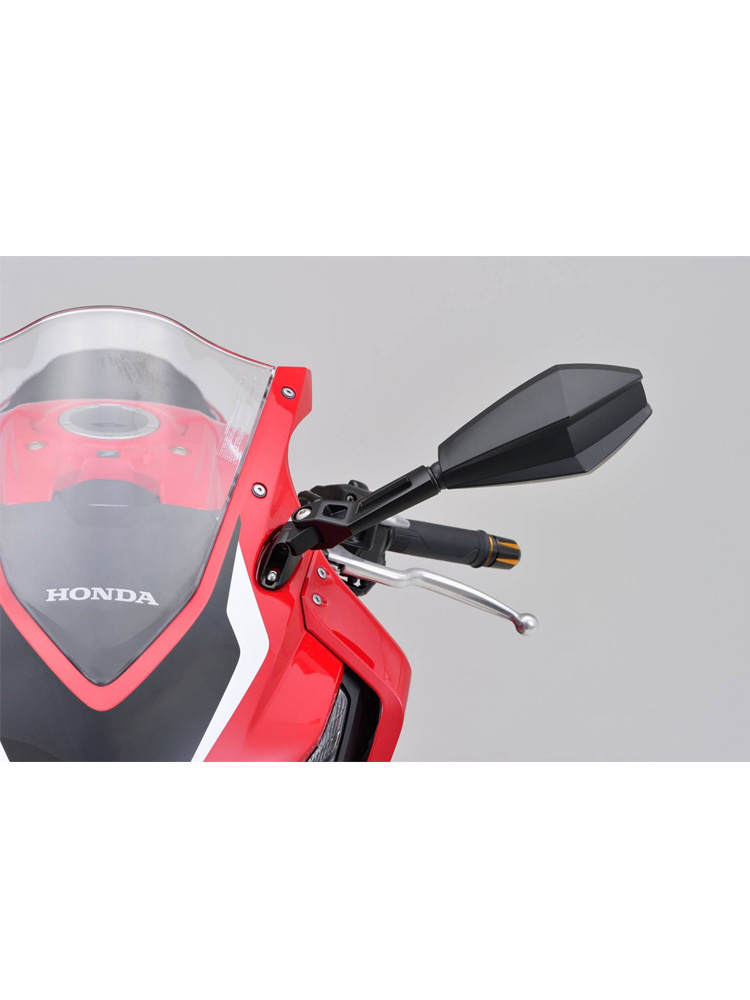 Lusterko D-MIRROR-11 Daytona na lewą stronę, montowane na owiewce czarne