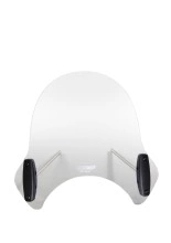 Szyba motocyklowa uniwersalna MRA "SY" + zestaw montażowy HKS28/32 przezroczysta