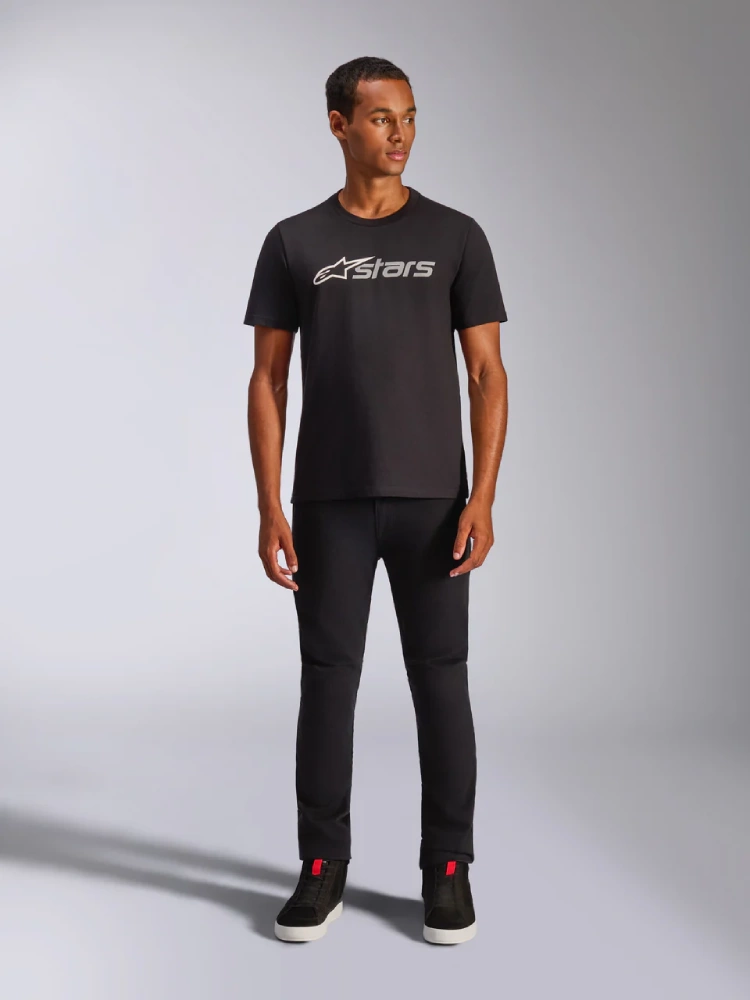 Koszulka z krótkim rękawem Alpinestars Blaze 2.0 CSF czarno-szara