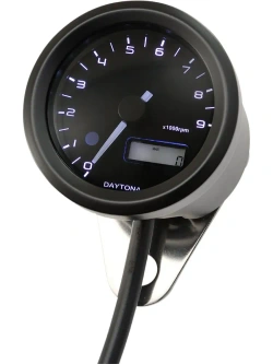 Obrotomierz cyfrowy Daytona Products Velona48 czarny, 3 kolory LED [9000RPM]