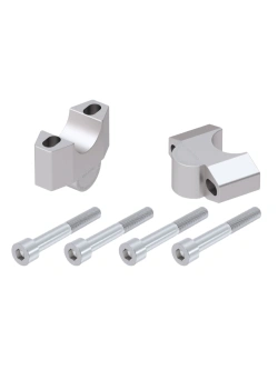 Podwyższenie kierownicy Hepco&Becker Honda X-ADV (17-24) [30 mm w górę] srebrne