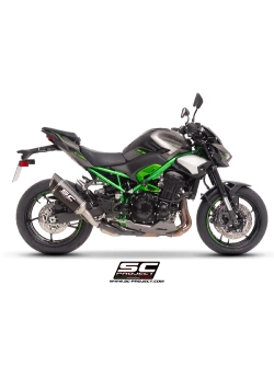 Tłumik motocyklowy SC-Project SC1-R Kawasaki Z 900 (25-) z osłoną termiczną, carbon [z homologacją]