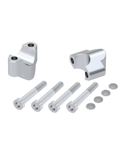 Podwyższenie kierownicy Hepco&Becker KTM 1290 Super Duke R/Evo (14-19) [25 mm w górę] srebrne