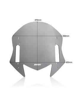 Szyba do skutera WRS Sport Yamaha T-Max 530 (17-19), T-Max 560 (20-21) mocno przyciemniana