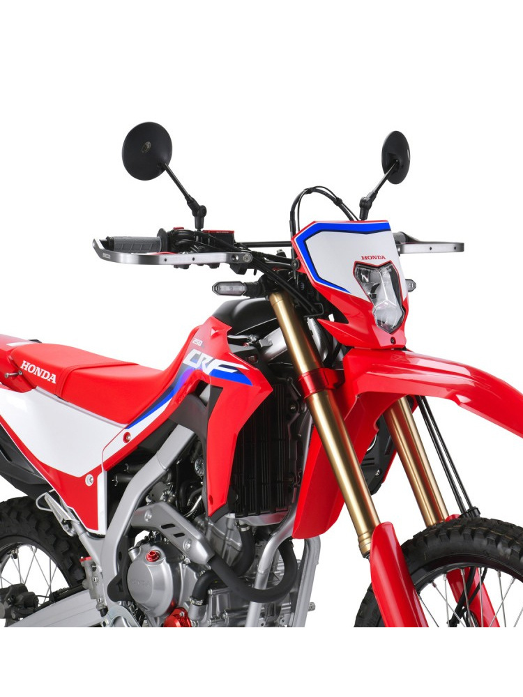 Handguardy Zeta Honda CRF250L/ CRF300L / RALLY (21-) aluminiowe, szare