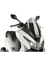 Szyba PUIG V-Tech Sport do Kymco DOWNTOWN 125i / 300i, GRAND DINK 125 / 300, SUPERDINK 125i / 300i / 350i, X-TOWN 125 / 300 lekko przyciemniana