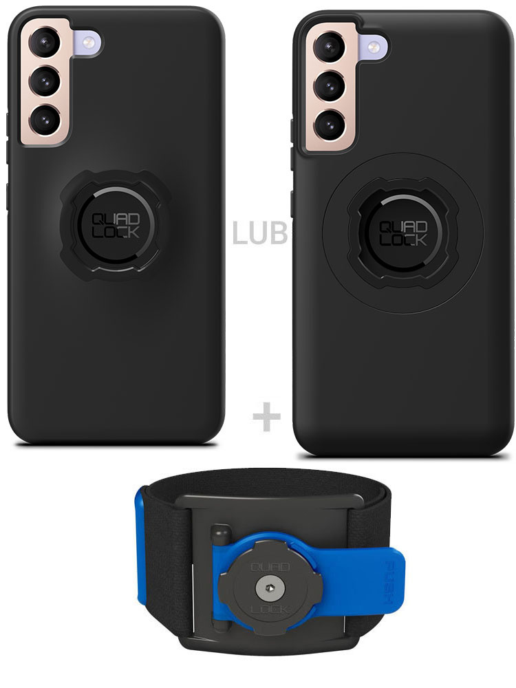 Zestaw do biegania: etui na telefon Samsung Galaxy S22+ + opaska sportowa Quad Lock