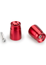 Końcówki kierownicy PUIG Speed Aprilii RS 660 (21-)/ RS 660 Factory (25-)/ RS 457 (24-) czerwone