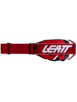 Gogle motocyklowe Leatt Velocity 6.5 Cryztal Ruby Roze z czerwoną szybką czerwono-białe