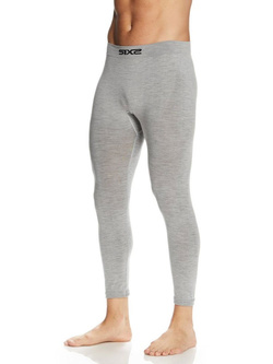 Legginsy termoaktywne SIXS PNX Merinos szare unisex