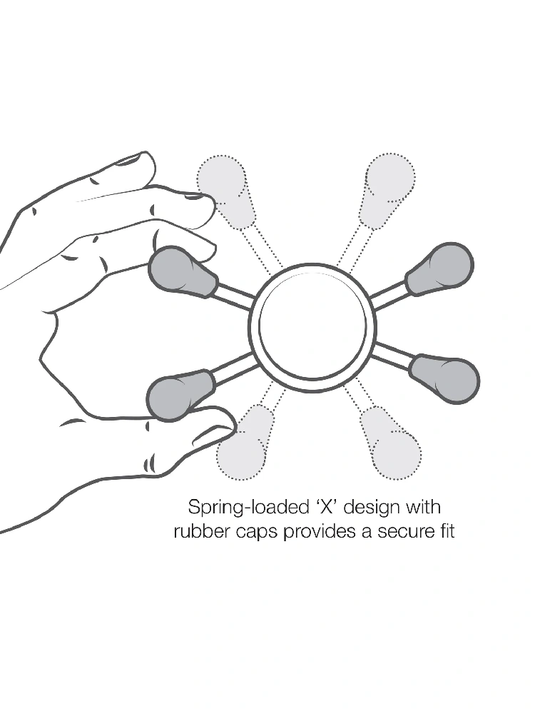 Uchwyt na telefon RAM X-Grip z klamrą zaciskową Tough-Claw