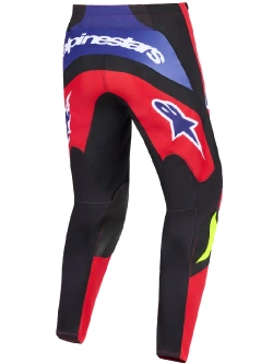 Spodnie cross Alpinestars MX Fluid Grid czarno-czerwone-fluo
