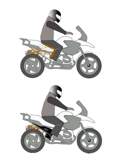 Panel boczny PUIG do BMW R 1200/1250 GS Adventure (czarny mat)