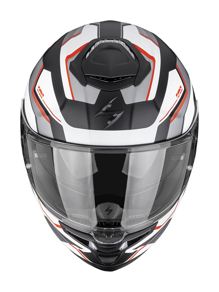 Kask integralny Scorpion EXO-GT SP Air Arkon czarno-srebrno-czerwony matowy