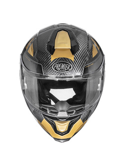 Kask integralny Premier Hyper Carbon TK19 szaro-złoty