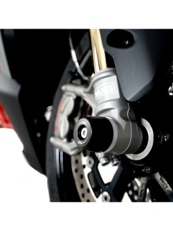 Slidery przedniego zawieszenia R&G Racing Ducati Monster V2/ + (26-)/ Streetfighter V2 S/ Panigale V2/ S/ Multistrada V2 (25-) z rolkami APEX Cotton Reels