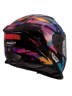 Kask integralny LS2 FF818 Storm III Kaos niebiesko-fioletowy