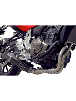 Układ wydechowy 2x1 Termignoni Slip-On stal nierdzewna do Yamaha MT07 (14-20), Yamaha XSR 700 (16-20)