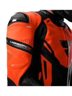 Kurtka motocyklowa skórzana Shima Mission ST G2 czarno-czerwona