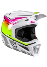 Kask enduro Leatt Moto 2.5 biało-różowy-fluo