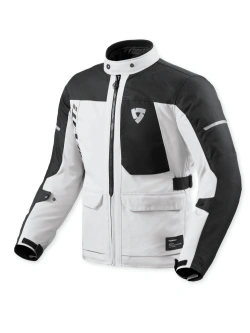 Kurtka motocyklowa tekstylna REV’IT! Convergent H2O szaro-czarna