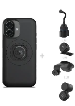 Zestaw do samochodu: etui MAG na telefon iPhone 17 (magnetyczne) oraz mocowanie Quad Lock