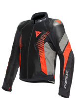 Kurtka motocyklowa tekstylna Dainese Super Rider 2 Absoluteshell czarno-szaro-czerwona