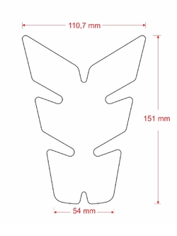 Tankpad Uniwersalny Onedesign HDR czarny [HDR9]