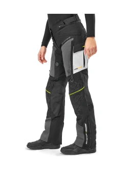 Spodnie motocyklowe damskie tekstylne Shima Tracker czarno-szare