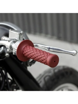 Manetki motocyklowe Biltwell Thruster TPV do kierownic o średnicy 25.4 [mm] czerwone