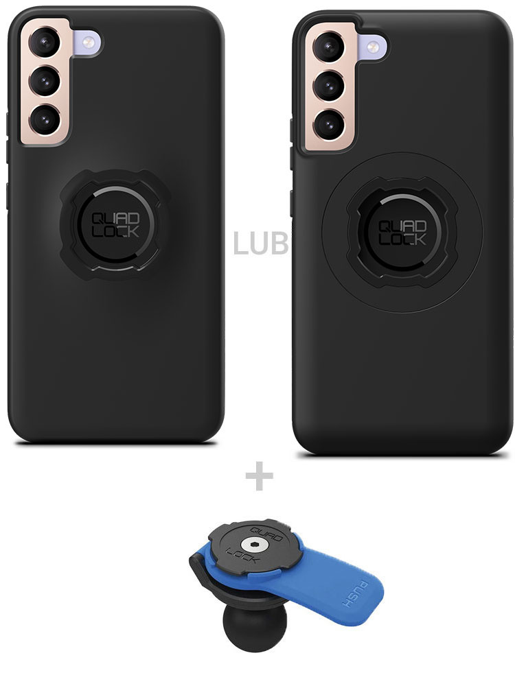 Zestaw: etui na telefon Samsung Galaxy S22+ + uchwyt kulowy Quad Lock