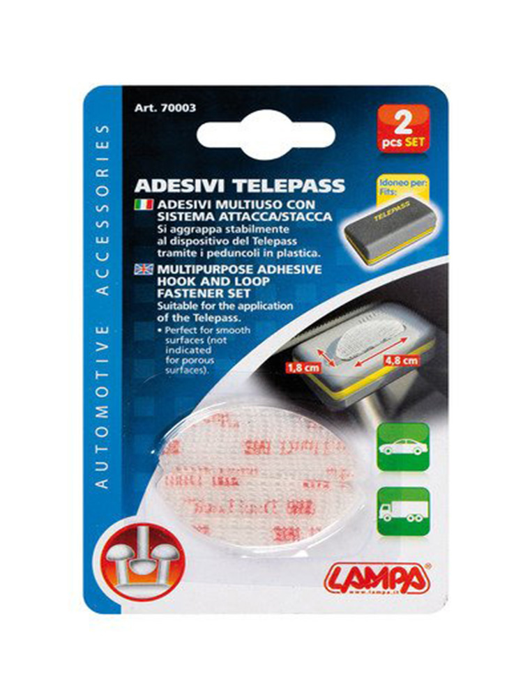 Uniwersalny zestaw samoprzylepnych rzepów Lampa