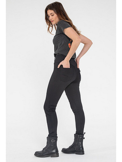 Legginsy motocyklowe damskie John Doe Jeggy Monolayer czarne