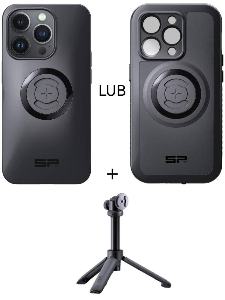 Zestaw: etui na telefon iPhone 14 Pro + statyw/selfie stick SPC+ SP Connect