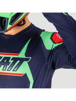 Bluza enduro Leatt Moto 4.5 Lite Matcha niebiesko-zielona