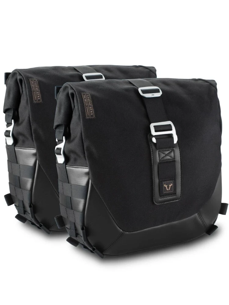 Zestaw sakw bocznych Legend Gear LC2 ze stelażami SW-Motech Husqvarna Svartpilen/ Vitpilen 401 (23-) czarne [poj.: 2 x 13,5 L]