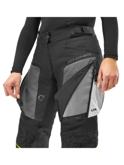 Spodnie motocyklowe damskie tekstylne Shima Tracker czarno-szare