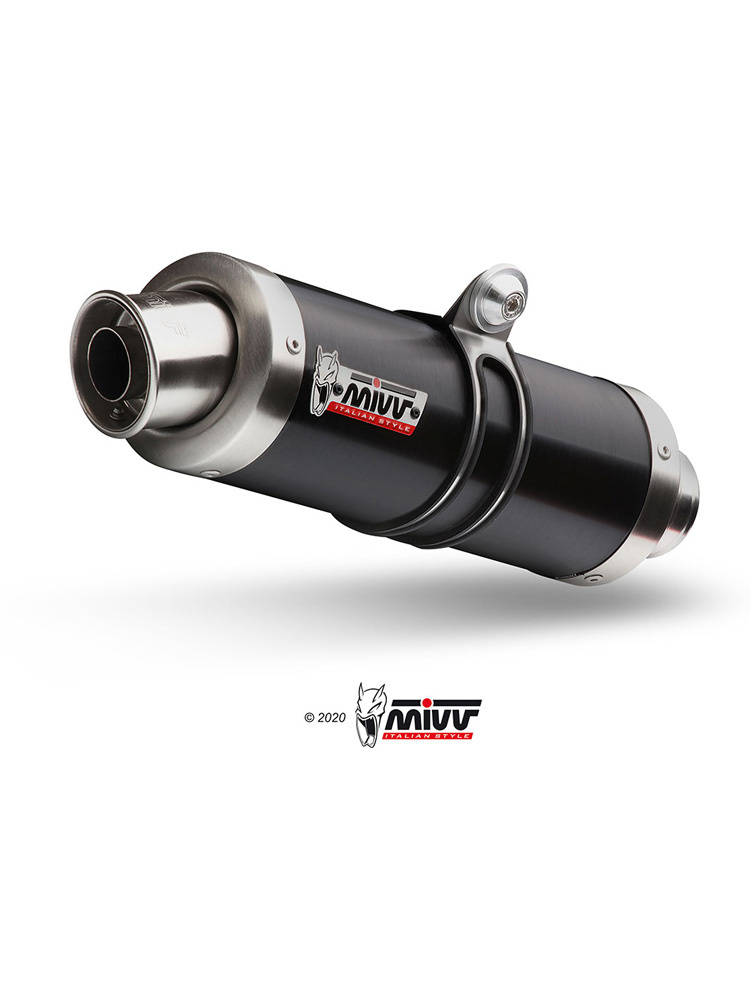 Tłumik motocyklowy Slip-On (GP) MIVV do Suzuki GSF 650 Bandit (05-06) czarny