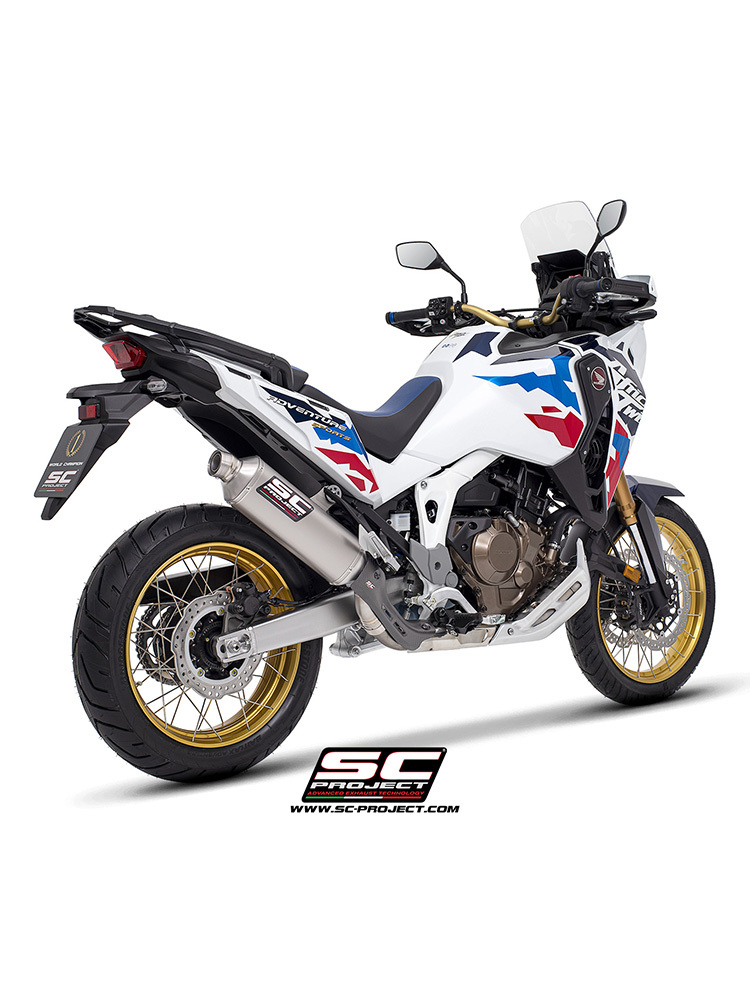 Tłumik motocyklowy SC-Project Rally Raid Honda CRF 1100 L Africa Twin (24-) tytan
