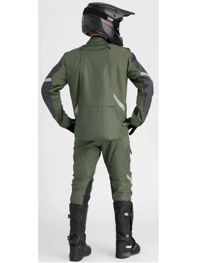 Spodnie cross Thor Terrain In-the-Boot zielono-szare