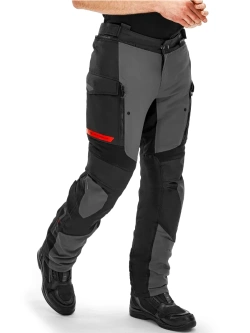 Spodnie motocyklowe tekstylne Shima Dune czarno-czerwone