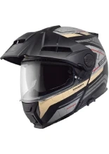 Kask szczękowy Schuberth E2 Expedition szaro-brązowy